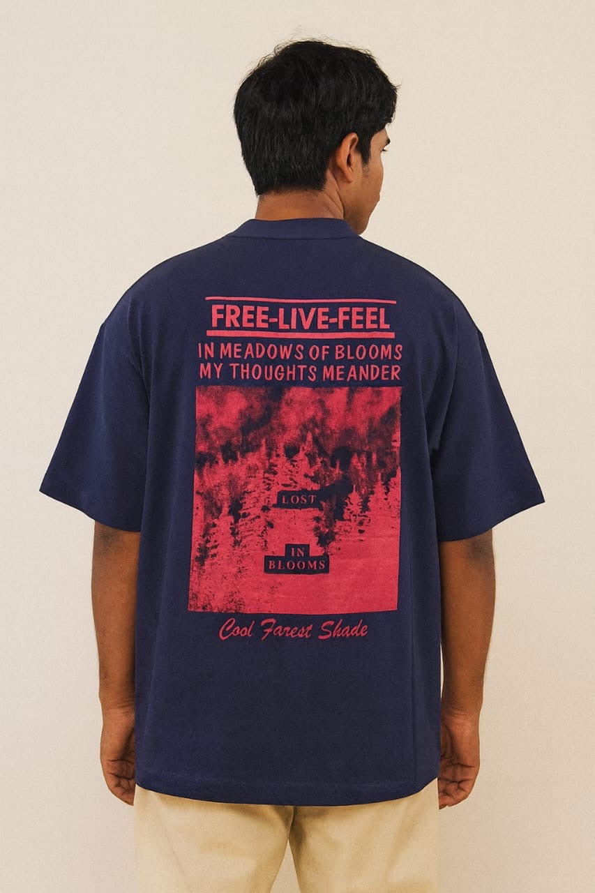 Oversized Textured Cuban Dropshoulder