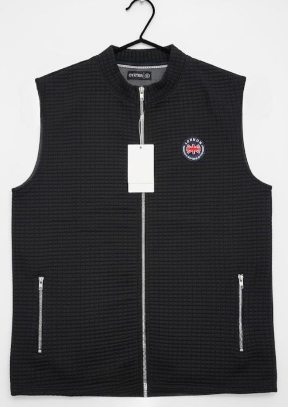 سترة بلا أكمام (طبعة محبوكة)