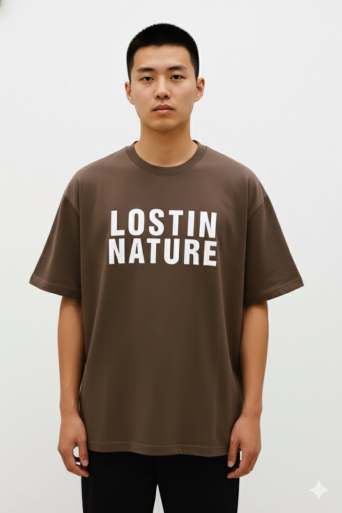 Oversized Textured Cuban Dropshoulder