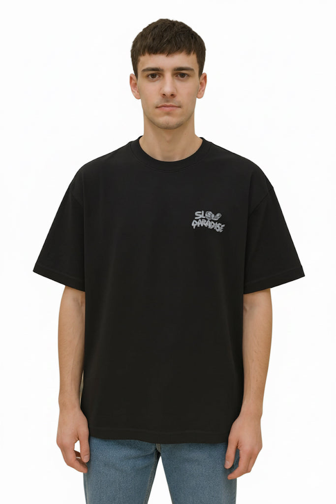 Oversized textured Cuban Dropshoulder