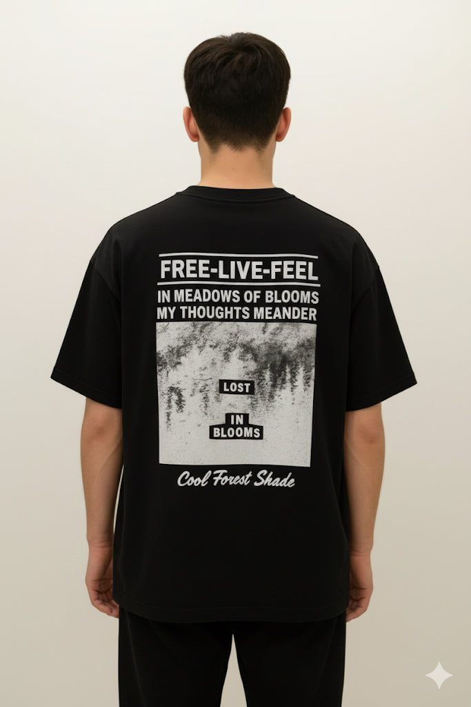 Oversized textured Cuban Dropshoulder