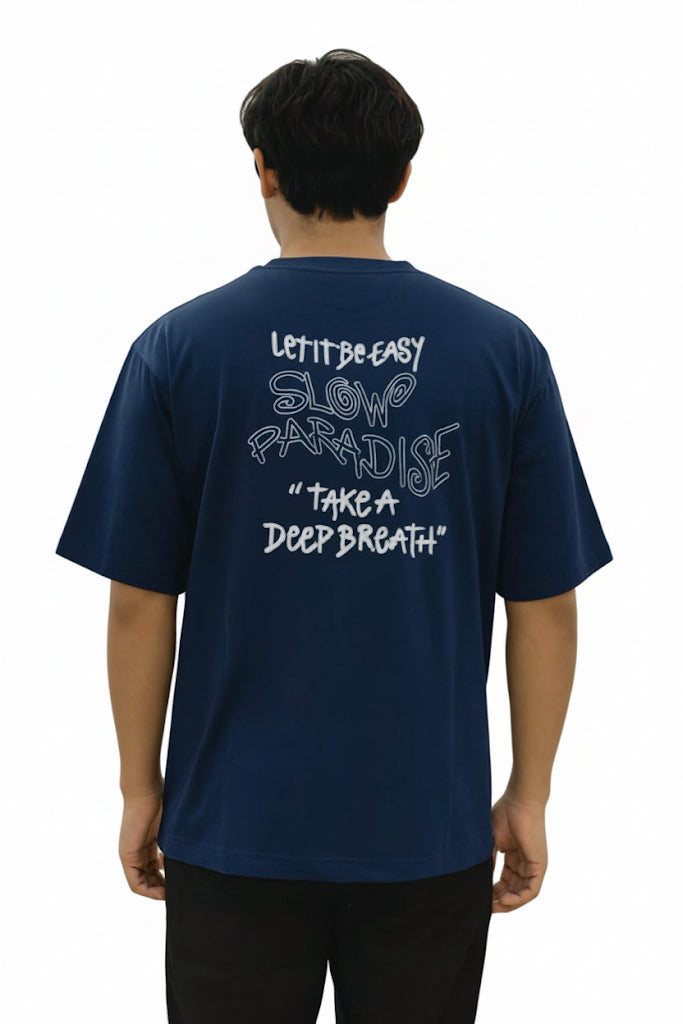 Oversized textured Cuban Dropshoulder