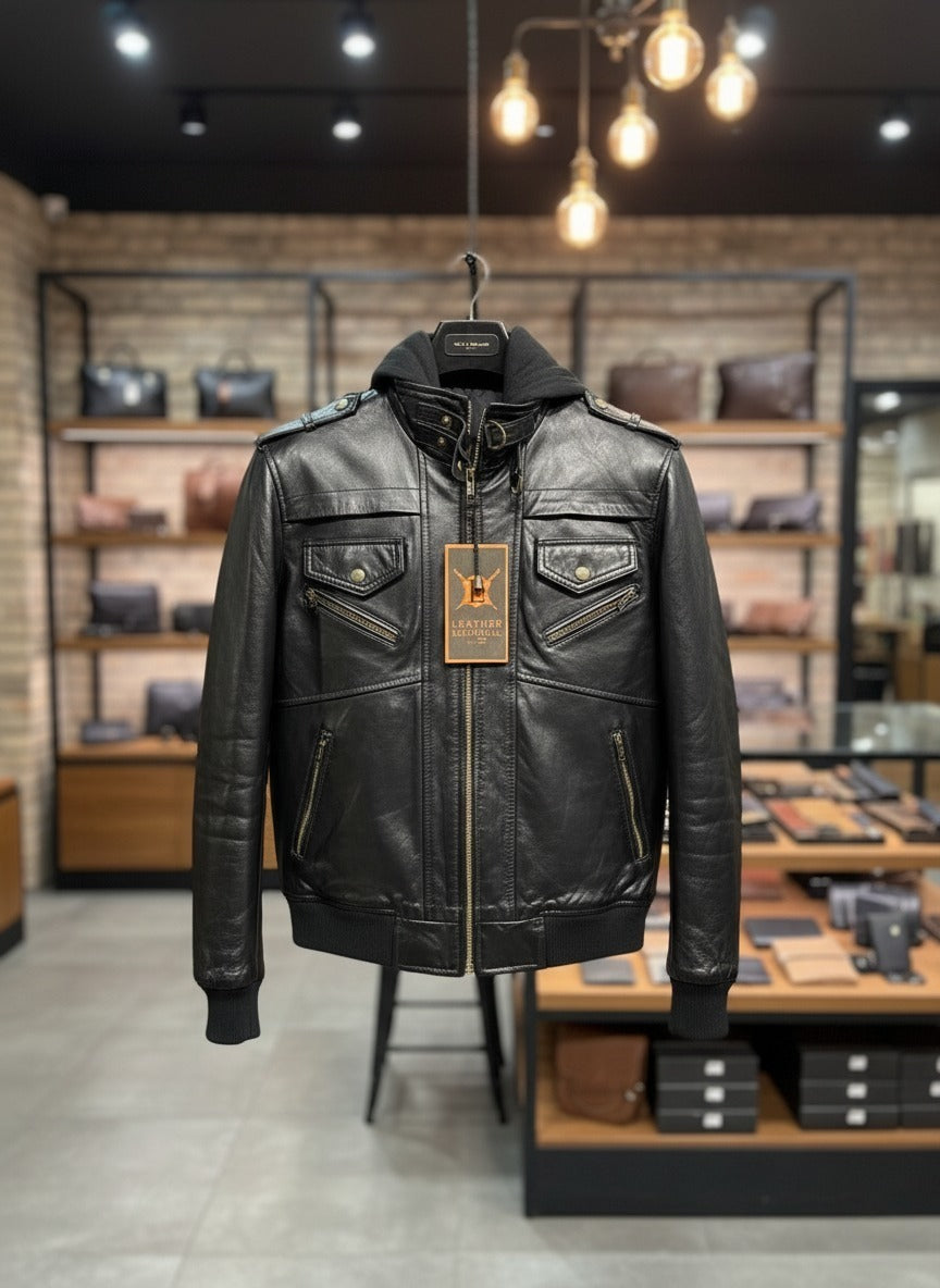 Sheepskin Bomber Jacket